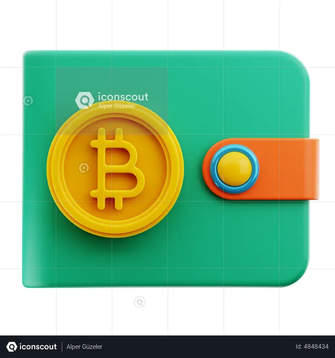 Bitcoin Wallet  3D Icon