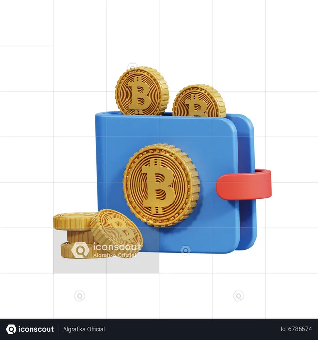 Bitcoin Wallet  3D Icon