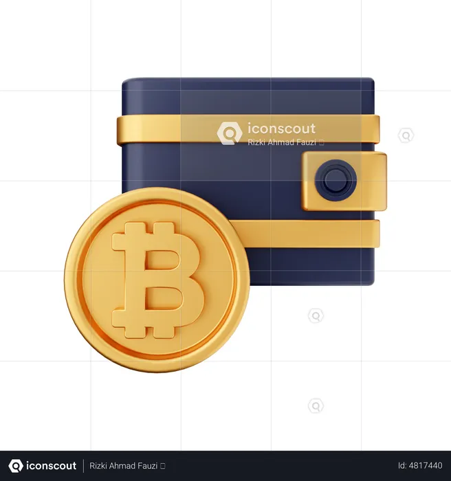 Bitcoin Wallet  3D Icon