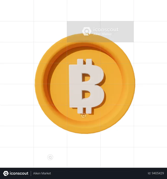 Bitcoins  3D Icon