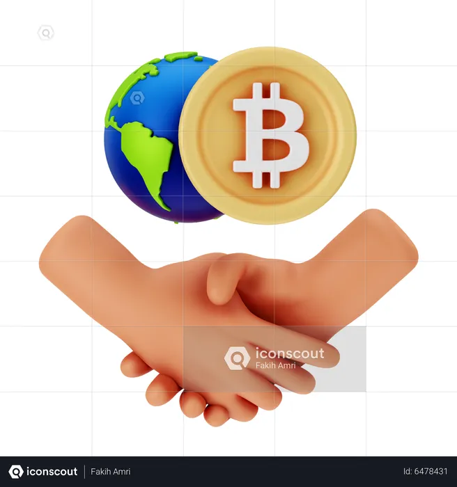 Bitcoins  3D Icon