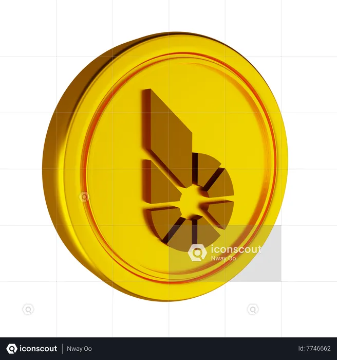 Moneda criptográfica bitshares  3D Icon