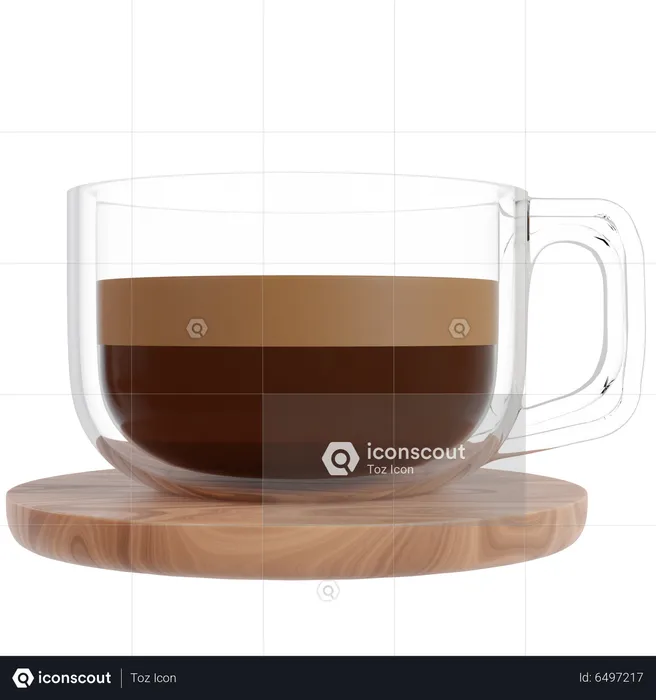 Black Coffee  3D Icon