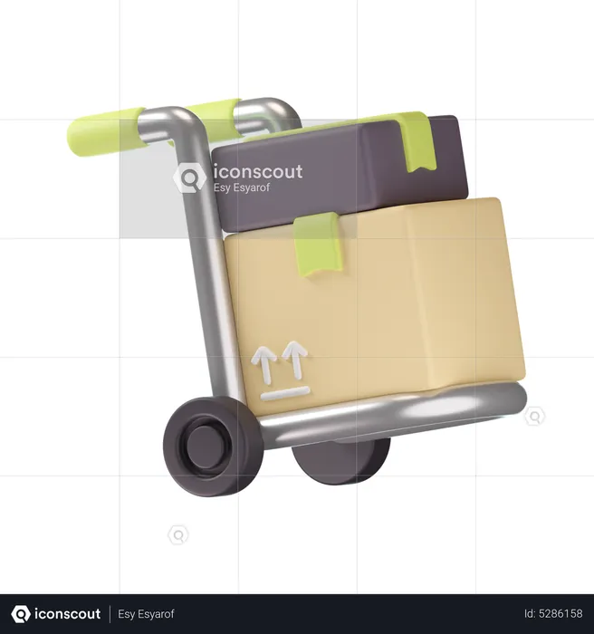 Black Friday Delivery  3D Icon