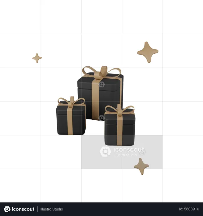 Black Friday Gifts  3D Icon