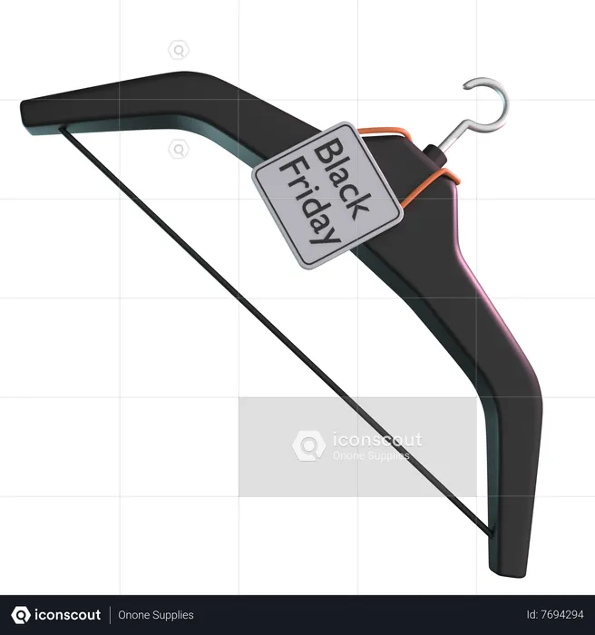 Black Friday Hanger  3D Icon
