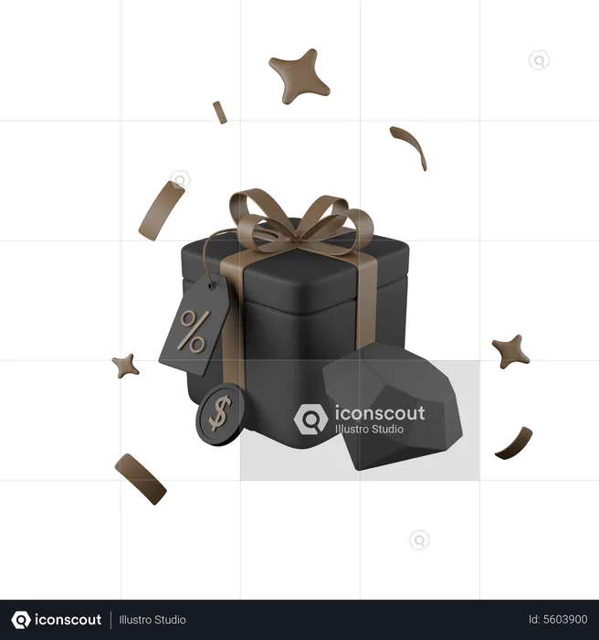 Black Friday Premium-Geschenk  3D Icon