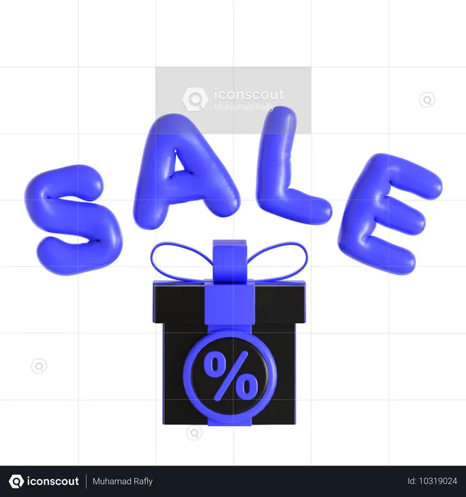 Black Friday Sale  3D Icon