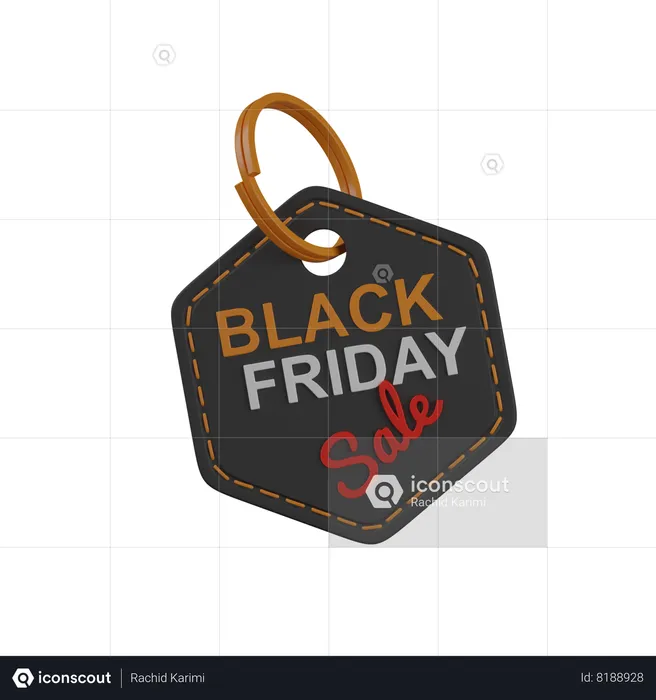 Black Friday Sale  3D Icon