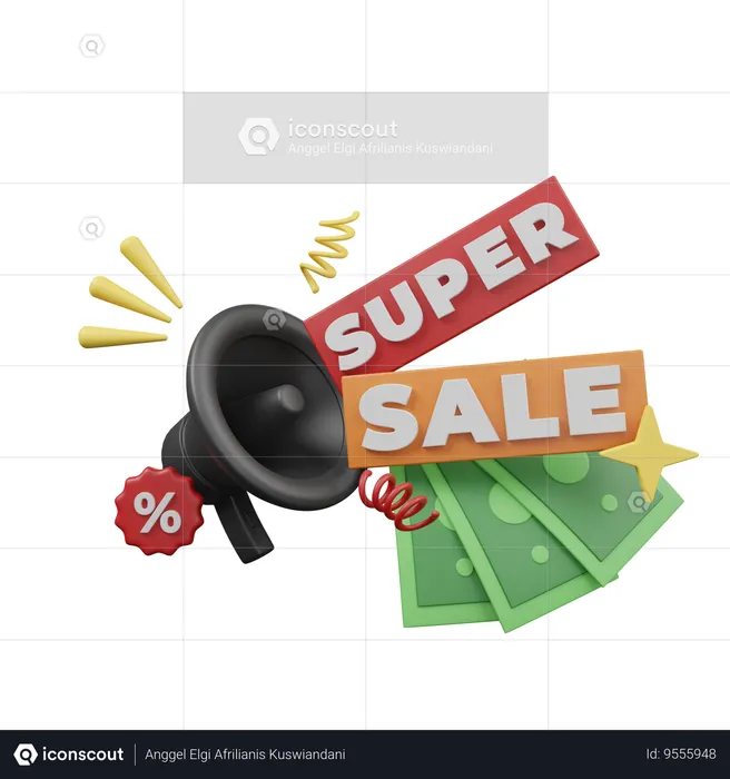 Black Friday Sale  3D Icon