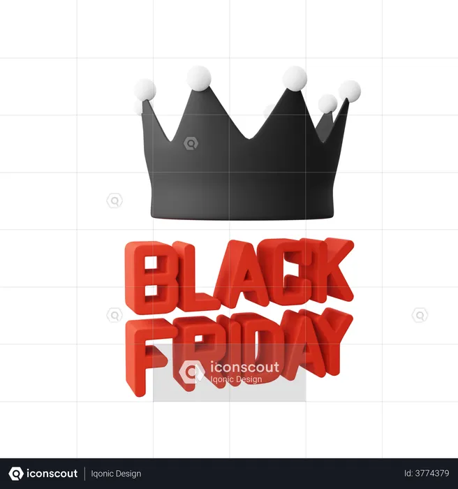 Black Friday-Angebot  3D Illustration