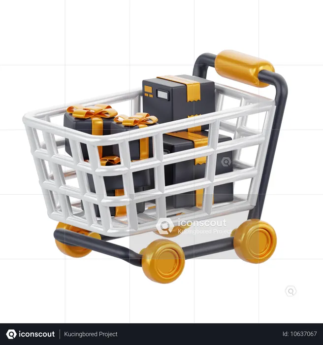 Black Friday Shopping  3D Icon