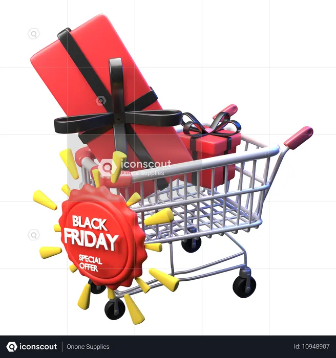 Black Friday-Angebot  3D Icon