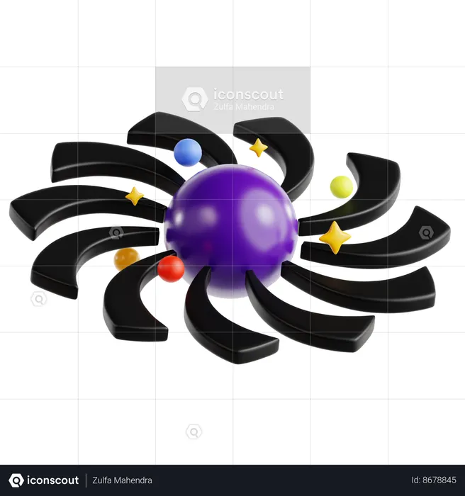 Black Hole  3D Icon