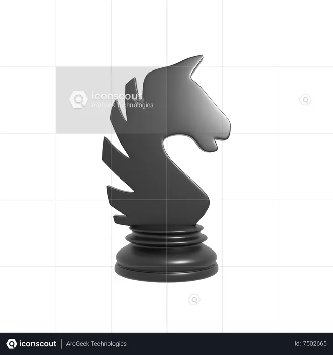 Black knight  3D Icon