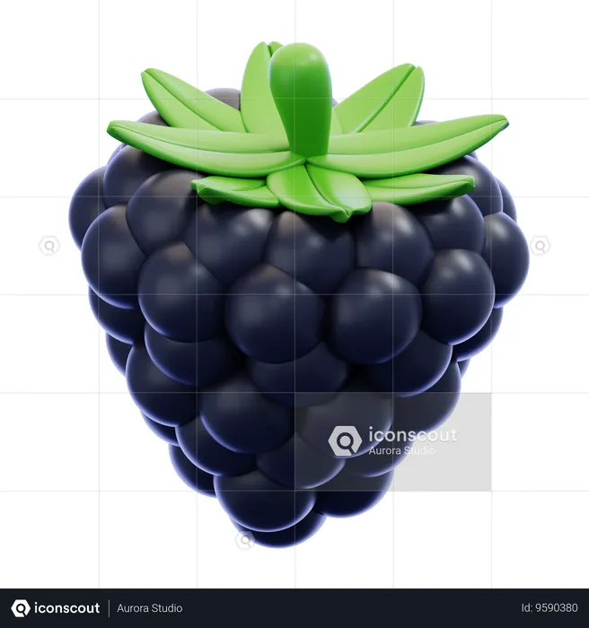 Blackberry  3D Icon