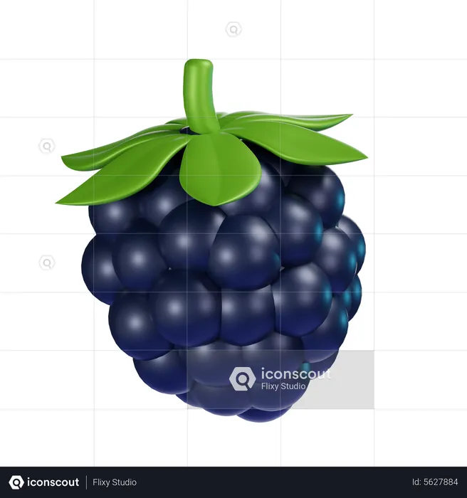 Blackberry  3D Icon