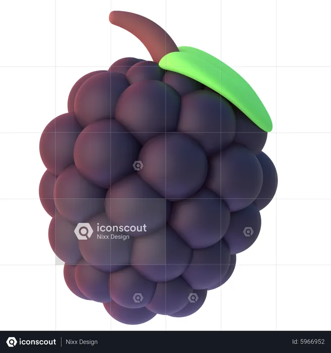 Blackberry  3D Icon