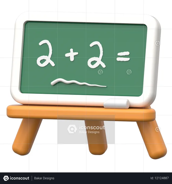 Blackboard  3D Icon