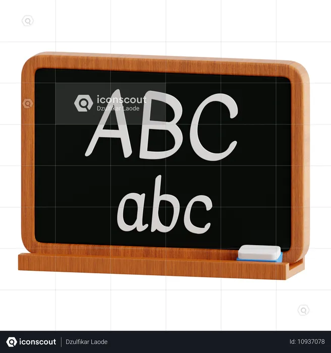 Blackboard  3D Icon