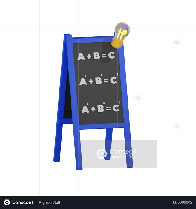 Blackboard  3D Icon