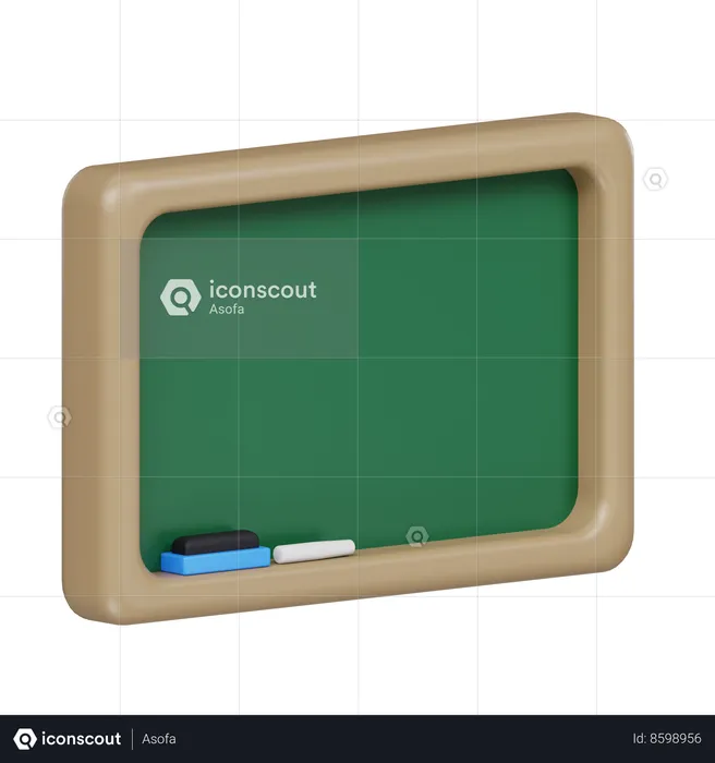 Blackboard  3D Icon