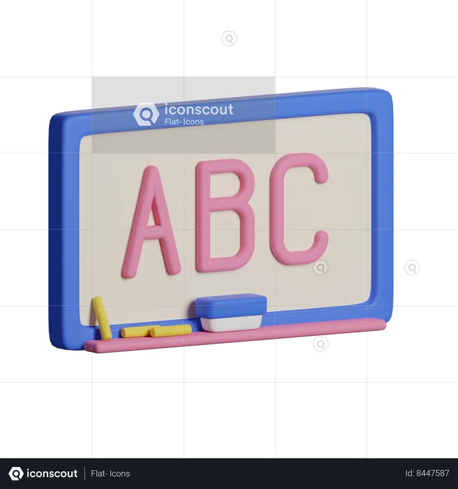 Blackboard  3D Icon