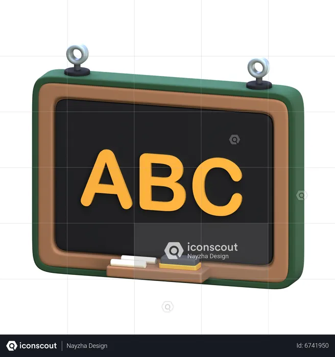 Blackboard  3D Icon