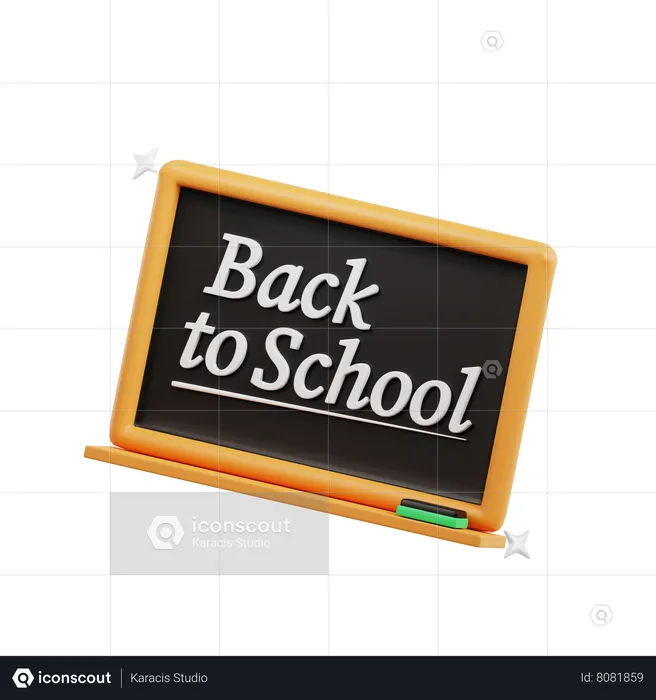 Blackboard  3D Icon