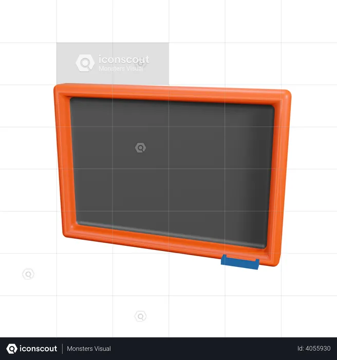 Blackboard  3D Illustration