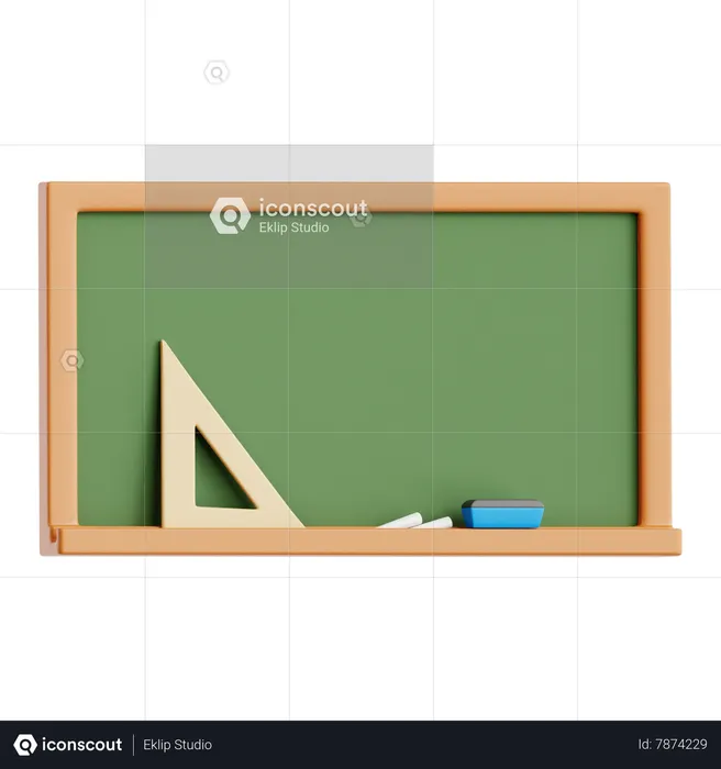 Blackboard  3D Icon