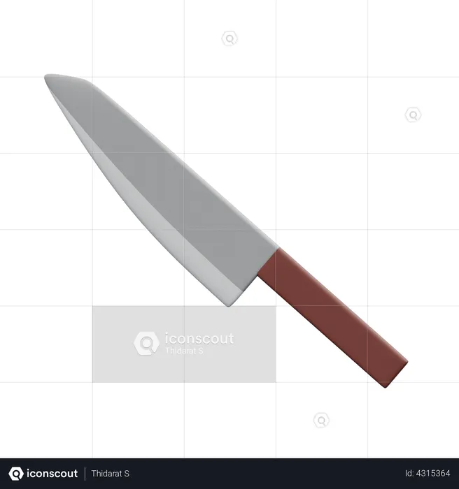 Blade knife  3D Illustration