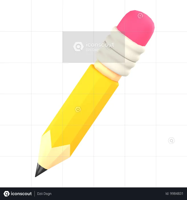 Bleistift  3D Icon