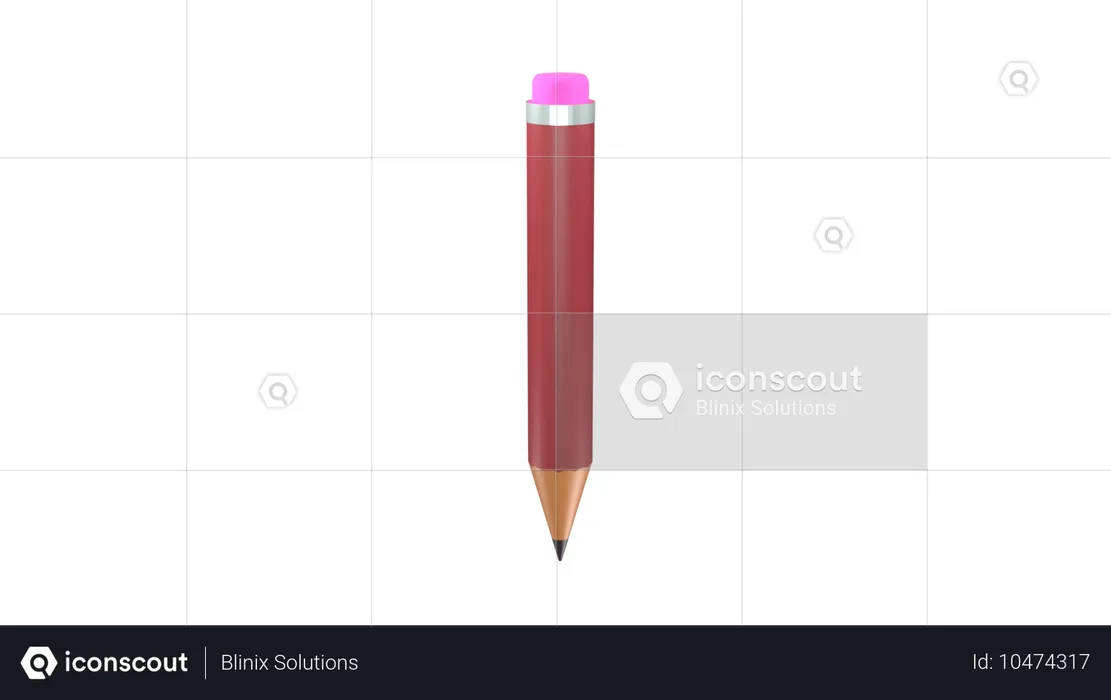 Bleistift  3D Icon