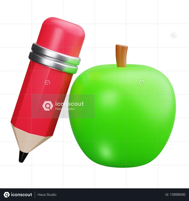 Bleistift  3D Icon