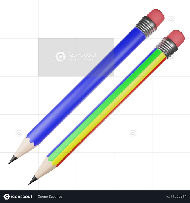 Bleistift  3D Icon