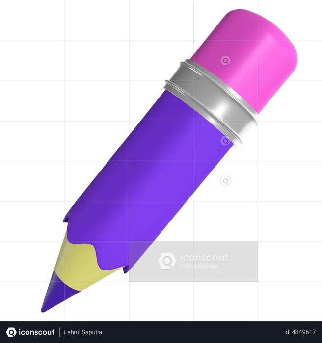 Bleistift  3D Icon