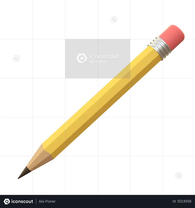 Bleistift  3D Icon