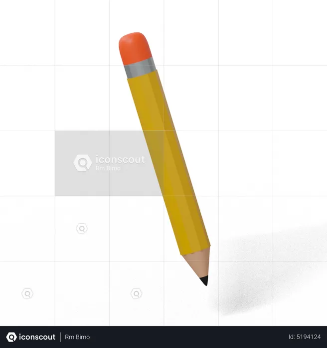 Bleistift  3D Icon