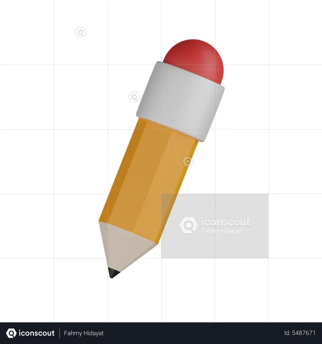 Bleistift  3D Icon