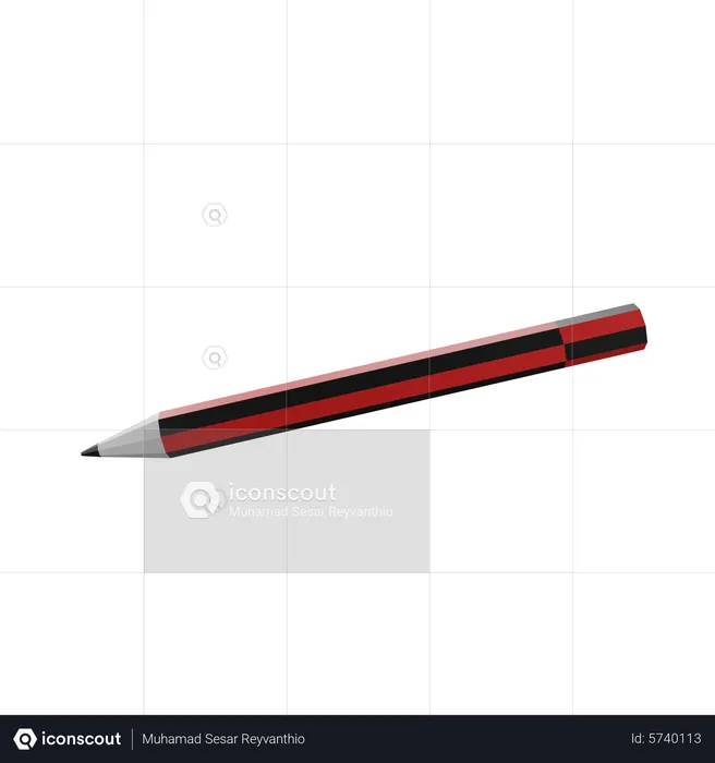 Bleistift  3D Icon