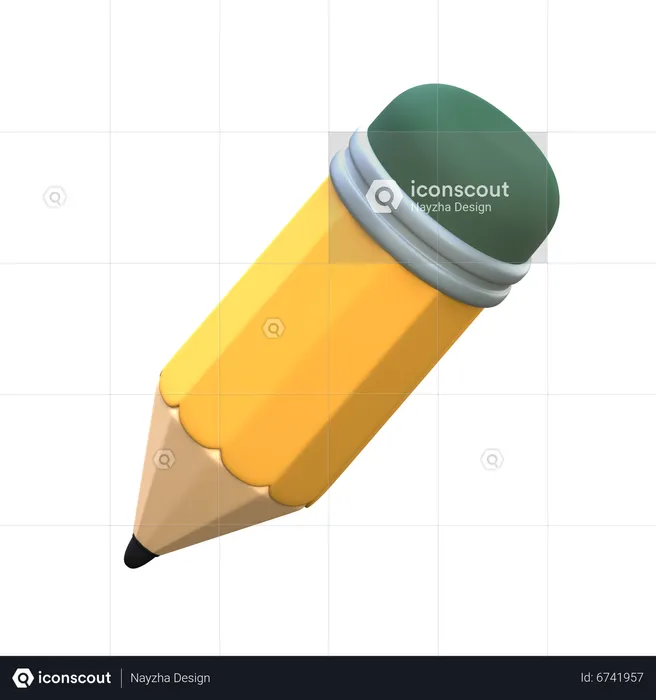 Bleistift  3D Icon