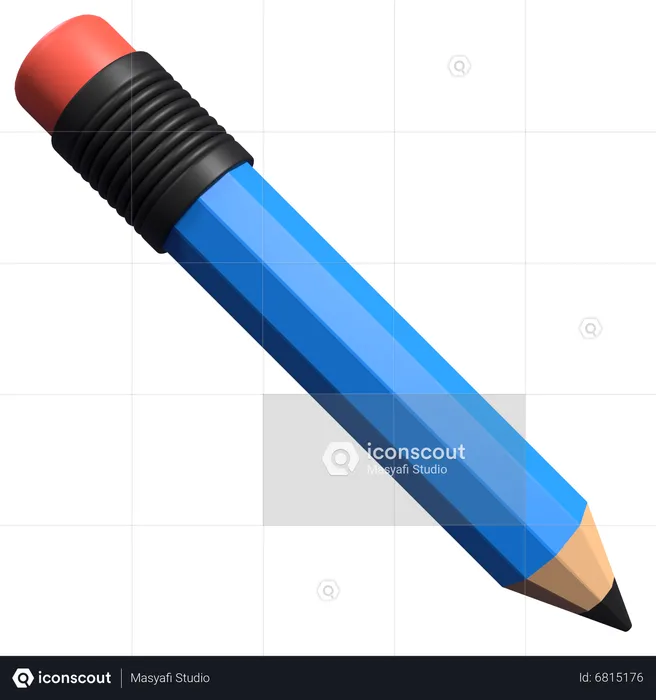 Bleistift  3D Icon