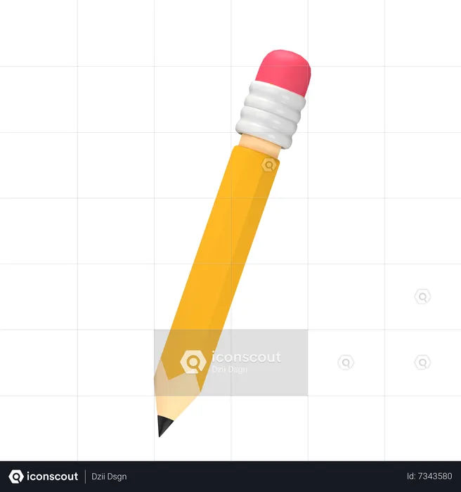 Bleistift  3D Icon