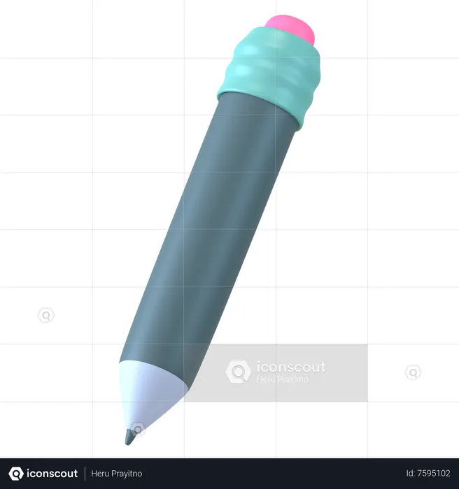 Bleistift  3D Icon