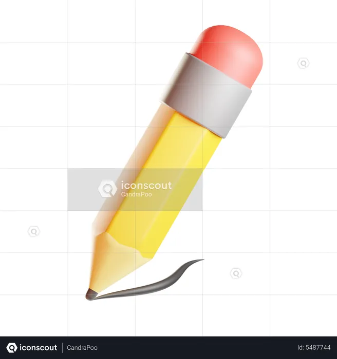 Bleistift-Werkzeug  3D Icon