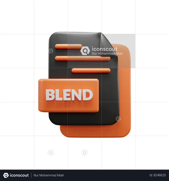 Blend-Datei  3D Icon