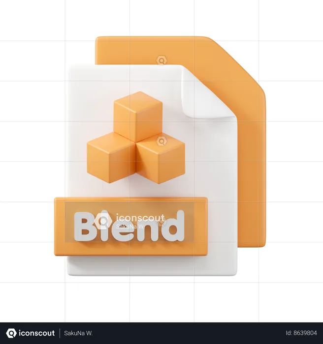 BLEND File  3D Icon