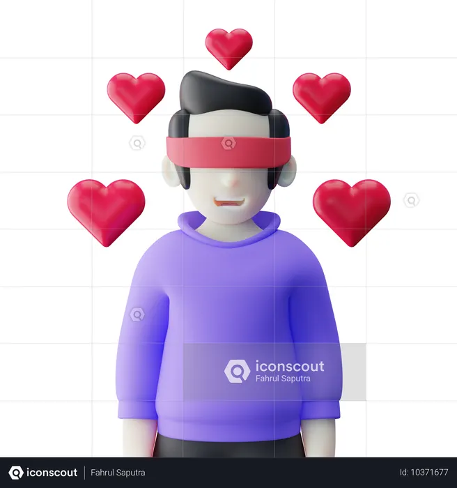 Blind Love  3D Icon
