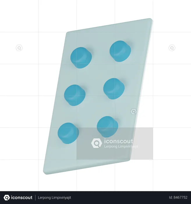 Blister Pack  3D Icon